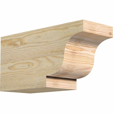 Ekena Millwork Newport Rough Sawn Rafter Tail, Douglas Fir, 6"W x 8"H x 16"L RFT06X08X16NEW00RDF